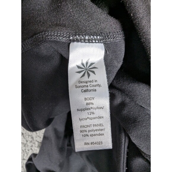 Athleta Black Suede Strut Tight Yoga Fitness Pant #870861 XL Leggings - Picture 6 of 11
